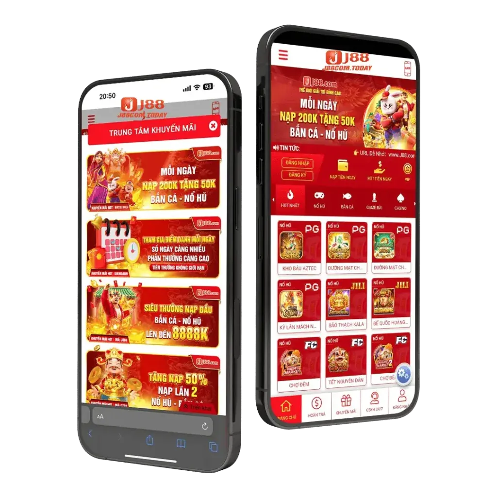 Biểu tượng thiết bị di động hiển thị game nổ hũ